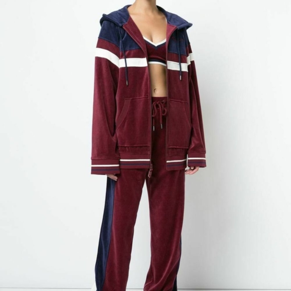 Puma Fenty Velour Tracksuit in Tawny Port